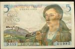 Frankreich 5 Francs P. 98 a -
