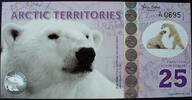 Arctic Territories 25 Polar Dollars 2017 Polymer kfr 5.20 £  +  8.67 £ shipping