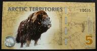 Arctic Territories 5 Polar Dollars 2012 Polymer kfr 5.64 £  +  8.67 £ shipping