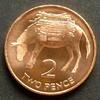 St. Helena + Ascension 2 Pence 2006 E, K galv. / Elizabeth II. vzgl-Stgl 2.95 £  +  5.20 £ shipping