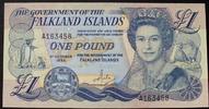 Falkland Inseln 1 Pound P. 13 / Serie A 163458 -