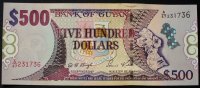 Guyana 500 Dollars P. 34 / Sign.12 -