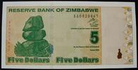 Zimbabwe 5 Dollars P. 93 / Serie AA -