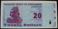 Zimbabwe 20 Dollars P. 95 / Serie AA -