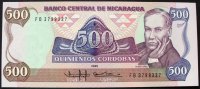 Nicaragua 500 Cordobas P. 155 -