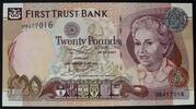 Nordirland 20 Pounds P. 137 b / First Trust Bank / Serie UB 417016 -