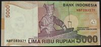 Indonesien 5.000 Rupiah 2001 P. 142 a kfr 2.17 £  +  5.21 £ shipping