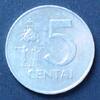 Litauen 5 Centai S.17 / Al / Staatswappenbild -