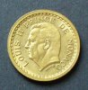 Monaco 1 Franc S.8a / Al-Bro / Louis II. - Staatswappen -