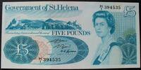 St. Helena 5 Pounds P. 7 b / Sign.2 / Serie H/I 394535 -