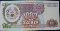 Tadschikistan 1.000 Rubel P. 9 a -
