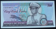 Zaire 500 Zaires P. 30 b -
