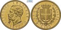 ITALY 100L 1872R NGC MS 60 17,685.79 £  +  43.35 £ shipping