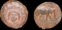 Israel SELEUCID EMPIRE. MESOPOTAMIA. Antiochus I 280-261 BC.AE.18.2mm. Mint of CARRHAE. -