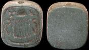 ISRAEL,  Ancient Egyptian Square Stone Scarab Bead, Very Rare  223.38 £ free shipping