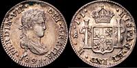 México 1/2 Real 1808-1833 Fernando VII -