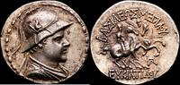 BACTRIA Tetradracma Antigua Grecia -