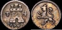 Potosí 1/4 Real 1788-1808 Carlos IV -