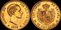 Madrid 25 Pesetas 1878 *18-78* 1874-1885 Alfonso XII EBC 930.97 &pound;  +  21.16 &pound; shipping