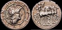 Roma Denario 130 a.C. REP&Uacute;BLICA MBC+ 296.22 &pound;  +  15.23 &pound; shipping