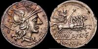 Roma Denario 144 a.C. REP&Uacute;BLICA Casi vz. 1,269.51 &pound;  +  21.16 &pound; shipping