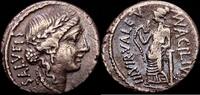 Roma Denario 55 a.C. REP&Uacute;BLICA MBC+ 308.91 &pound;  +  15.23 &pound; shipping