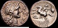 Roma Denario 116-115 a.C. REP&Uacute;BLICA MBC+ 190.43 &pound;  +  15.23 &pound; shipping