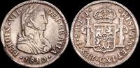 Santiago (Chile) 2 Reales 1810 1808-1833 Fernando VII MBC+ 571.28 &pound;  +  21.16 &pound; shipping