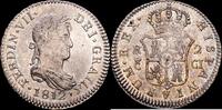 CADIZ 2 Reales 1812 1808-1833 Fernando VII MBC+ 126.95 &pound;  +  15.23 &pound; shipping