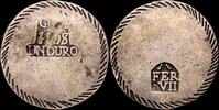 Gerona 1 Duro 1808 1808-1833 Fernando VII MBC+ 368.16 &pound;  +  15.23 &pound; shipping