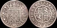 Sevilla 2 Reales 1771 1759-1788 Carlos III MBC 114.26 &pound;  +  15.23 &pound; shipping