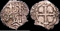 Potos&iacute; (Bolivia) 1 Real 1694 1665-1700 Carlos II ss+ 160.80 &pound;  +  15.23 &pound; shipping