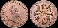Segovia 2 Maraved&iacute;s 1849 1833-1868 Isabel II SC- 76.17 &pound;  +  15.23 &pound; shipping