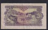 Luxemburg 20 Francs 1943 VF-,