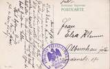 Polen Ansichtskarte 1915 Widoki z Krolestwa , Feldeisenbahn, gelaufen, Gebrauchsspuren,