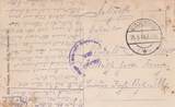 Lettland Ansichtskarte 1918 Mitau, Poststr., beschrieben, Gebrauchsspuren,