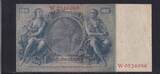 Deutsches Reich, Drittes Reich, 100 Reichsmark 1935 Ro.176b, DEU-211b, Zwischenform, Udr.-Bst. B Serie: W, VF,