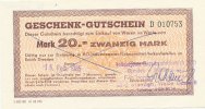 Deutschland, DDR 20 Mark Geschenk-Gutschein -