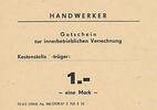 Deutschland, DDR, 1 Mark LPG-Geld -
