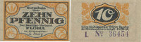 Deutsches Reich, Sachsen, 10 Pfennig Flöha, Bezirksverband der Amtshauptmannschaft, Serie:L -