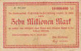 Deutsches Reich, Sachsen, 10 Millionen Mark, Lichtenstein-Callnberg, Stadt, -