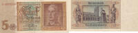 Deutsches Reich, Drittes Reich 5 Reichsmark Ro.179b, KN 8stellig, -