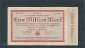 Deutsches Reich,Weimarer Republik, 1 Million Mark, Reichbahndirektion Dresden, -