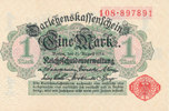 Deutsches Reich, Kaiserreich, 1 Mark 1914 Ro.51a ohne Unterdruck, Siegel... 12.98 £ Tax included +  6.06 £ shipping