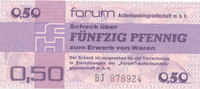 Deutschland,DDR, 50 Pfennig Ro.367a Forumscheck -