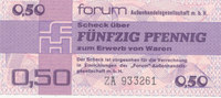 Deutschland,DDR, 50 Pfennig Ro.367b Ersatznote,Forumscheck -