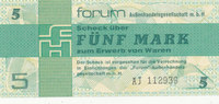 Deutschland,DDR, 5 Mark Ro.369a,Forumscheck -