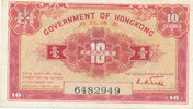 Hongkong 10 Cents P.315a KN 7stellig, -