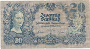 Österreich, 20 Schilling mit Wz. -