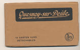 Frankreich, 12 Ansichtskarten in der Mappe, Quesnoy-sur-Deule, schwarz / weiss, -